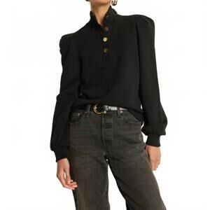 NEW NATION LTD jessie sweatshirt in jet black